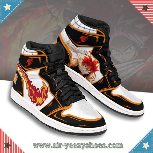 Natsu Dragneel Shoes Custom Fairy Tail Anime Boot Sneakers