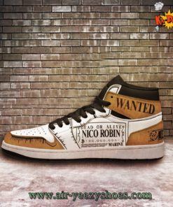 Nico Robin Wanted Boot Sneakers Custom One Piece Anime Shoes