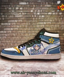 Sailor Mercury Boot Sneakers Unique Custom Anime Sailor Moon Shoes