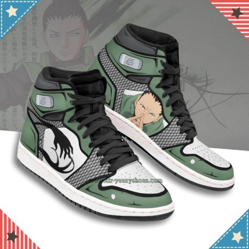 Shikamaru Nara Shoes Custom Naruto Anime Boot Sneakers
