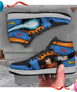 Android 17 Boot Sneakers Custom Dragon Ball Anime JD 1 High Shoes