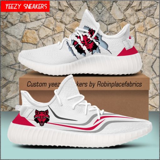 Arkansas State Red Wolves Yeezy Sneakers Boost