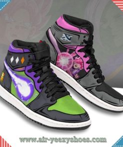 Black Goku x Zamasu Boot Sneakers Custom Dragon Ball Anime JD 1 High Shoes