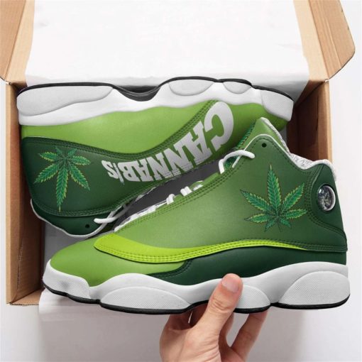 Cannabis Jordan 13 Sneakers