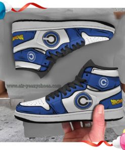 Capsule Corp Boot Sneakers Custom Dragon Ball Anime JD 1 High Shoes