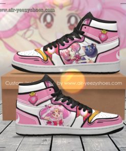 Chibiusa Tsukino Boot Sneakers Unique Custom Anime Sailor Moon JD 1 High Shoes