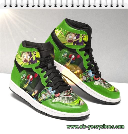 Custom Rick And Morty Air Jordan Shoes