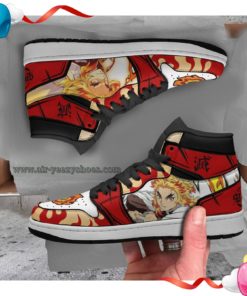 Demon Slayers Rengoku Kyojuro Shoes Anime Boot Sneakers