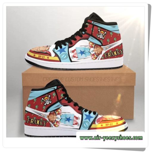Franky The Super Skill One Piece Anime Air Jordan 1 Shoes