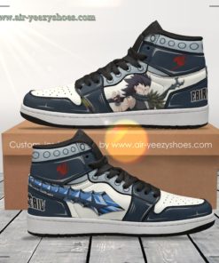 Gajeel Redfox Shoes Custom Fairy Tail Anime Boot Sneakers – High Top Sneaker