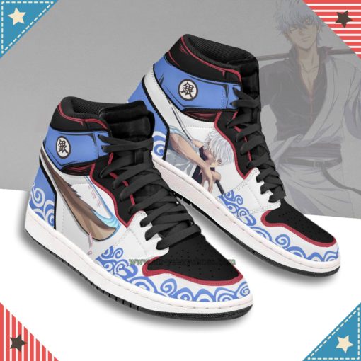 Gintoki Sakata Anime Shoes Gintama Custom Boot Sneakers - High Top Sneaker