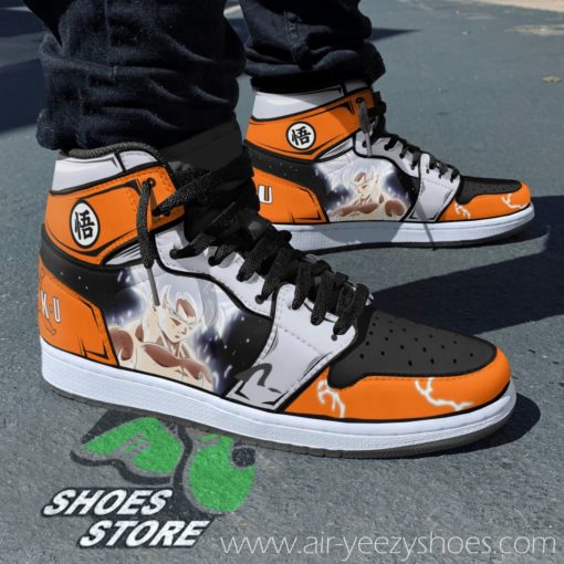 Goku Ultra Instinct Anime Shoes Dragon Ball Custom Boot Sneakers – High Top Sneaker