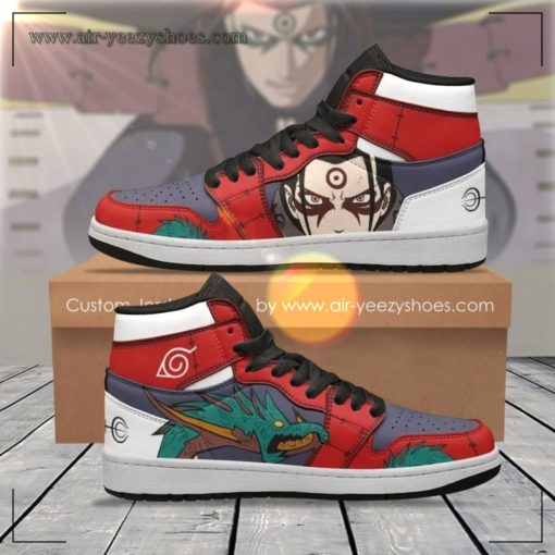 Hashirama Senju Boot Sneakers Custom Naruto Anime Shoes