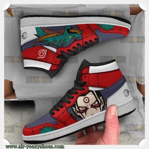 Hashirama Senju Boot Sneakers Custom Naruto Anime Shoes