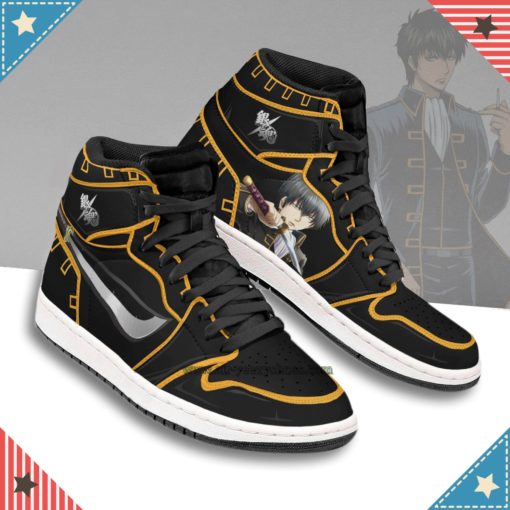 Hijikata Toushirou Anime Shoes Gintama Custom Boot Sneakers