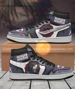 Hunter x Hunter Shoes Anime Sneakers Custom Boot Feitan Portor Concealed Sword