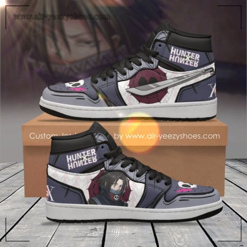 Hunter x Hunter Shoes Anime Sneakers Custom Boot Feitan Portor Concealed Sword