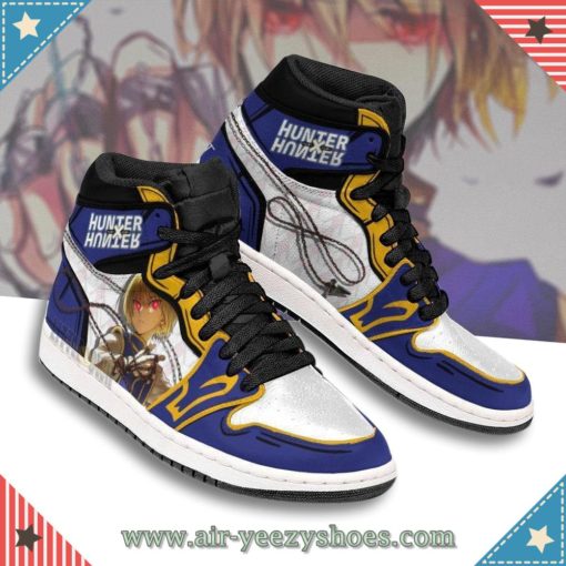 Hunter x Hunter Shoes Anime Sneakers Custom Boot Kurapika Leash