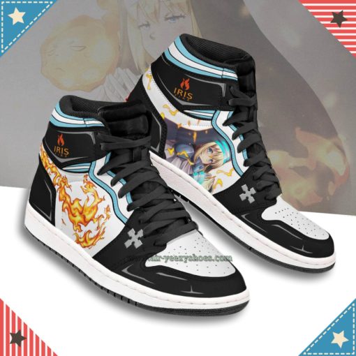 Iris Shoes Custom Fire Force Anime Boot Sneakers