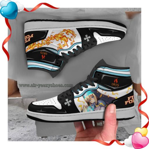 Iris Shoes Custom Fire Force Anime Boot Sneakers