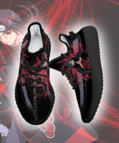Itachi Uchiha YZ Boost Black Sneakers