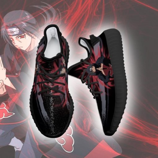 Itachi Uchiha YZ Boost Black Sneakers