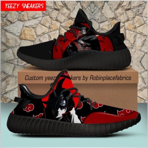 Itachi Yeezy Boost Black Sneakers