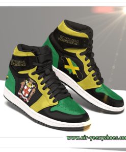 Jamaica Flag Custom Air Jordan Shoes