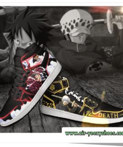 Luffy And Trafalgar Law One Piece Anime Jordan Sneaker Boots