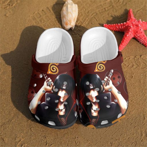 Naruto Uchiha Itachi Anime Style Crocs Clog Shoes