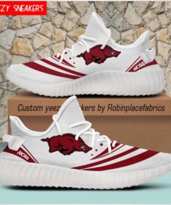 NCAA Arkansas Razorbacks Yeezy Sneakers Boost