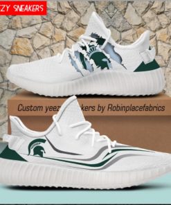 NCAA Michigan State Spartans Yeezy Sneakers Boost
