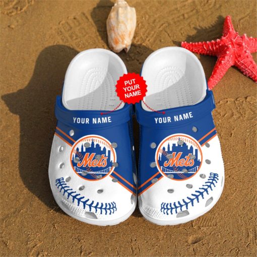 New York Mets Personalized For Mlb Fans Crocs Classic Clog