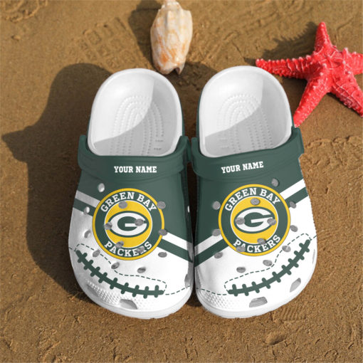 Personalized Green Bay Packers Crocs Classic Clog