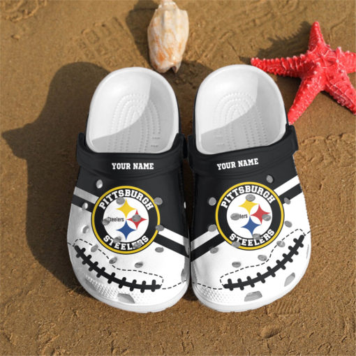 Personalized Pittsburgh Steelers Crocs Classic Clog