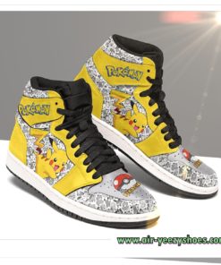 Pikachu Anime Pokemon Custom Jordan Sneaker Boots