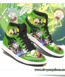 Rick And Morty Custom Jordan Sneaker Boots
