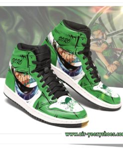 Roronoa Zoro One Piece Custom Jordan Sneaker Boots