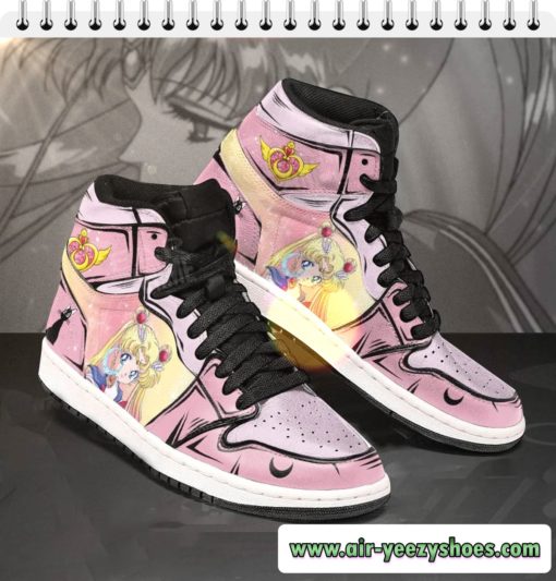 Sailor Moon Pink Custom Air Jordan Shoes