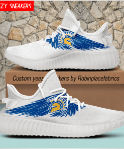 San Jose State Spartans YZ Boost Sneakers
