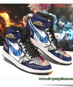 Shoto Todoroki My Hero Academia Custom Jordan Sneaker Boots