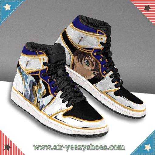 Suzaku Kururugi Boot Sneakers Custom Code Geass Anime Shoes