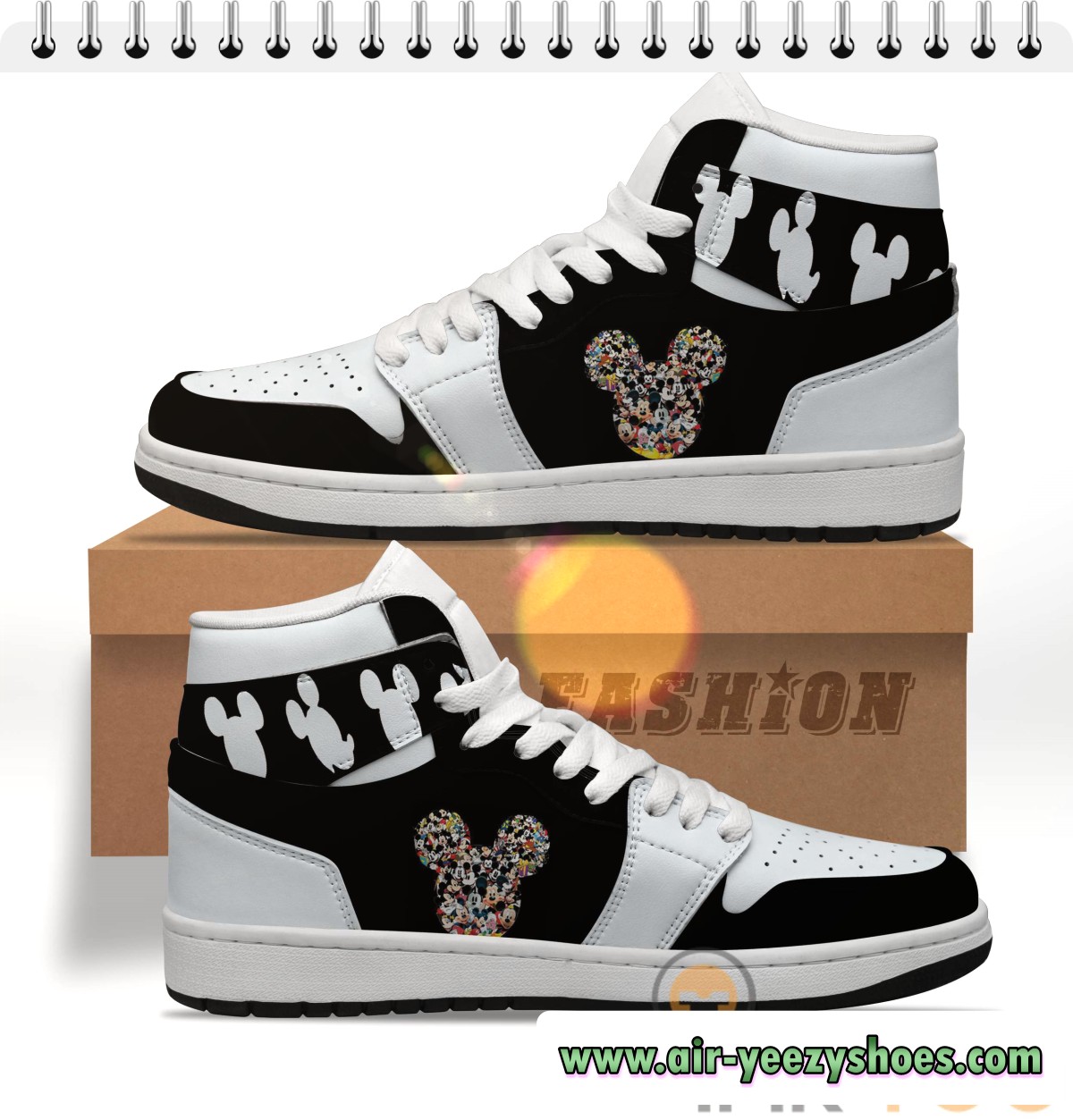There Is Magic All Around Mickey Mouse Custom Air Jordan Shoes - Shoes ...