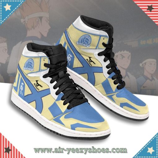 Tsubakihara Academy Shoes Custom Haikyuu Anime Boot Sneakers