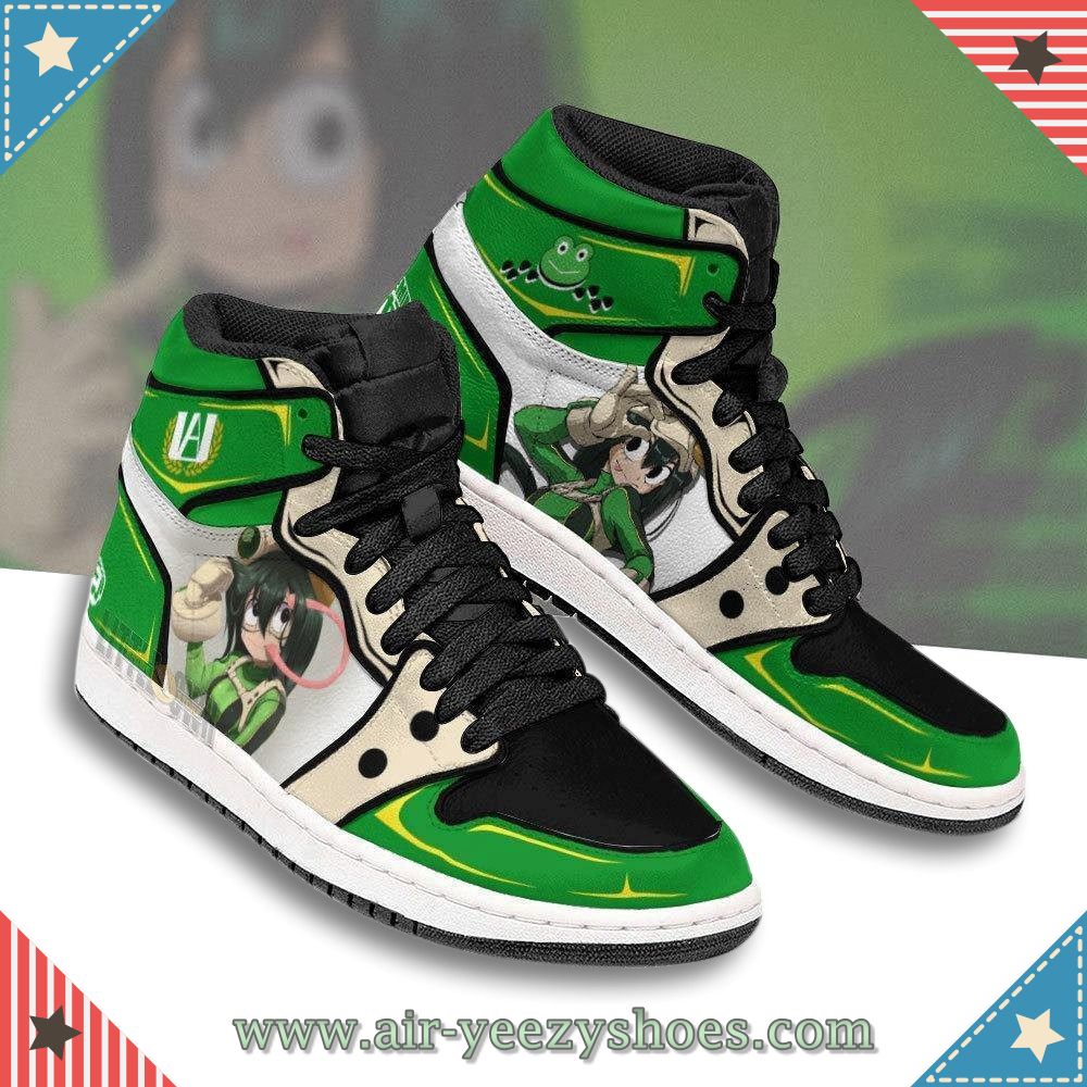 Tsuyu Asui Boot Sneakers Custom My Hero Academia Anime Shoes - Shoes Store