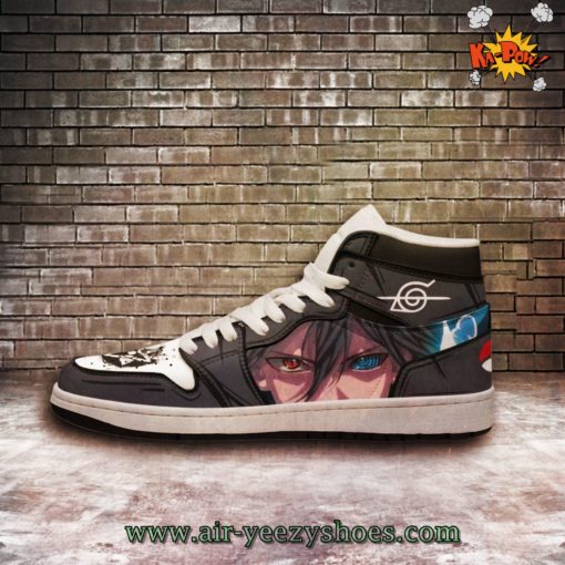 Uchiha Sasuke Boot Sneakers Custom Naruto Anime Shoes