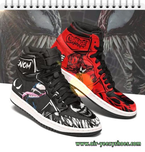 Venom Vs Carnage Custom Sneakers Boots