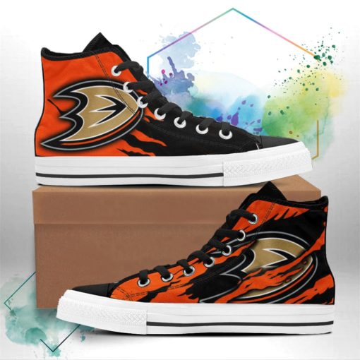 Anaheim Ducks Shoes Casual Canvas Shoes