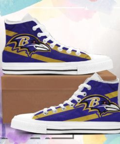Baltimore Ravens Casual Canvas Shoes