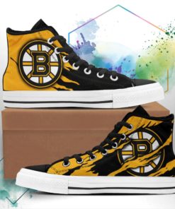 Boston Bruins Shoes Casual Canvas Shoes